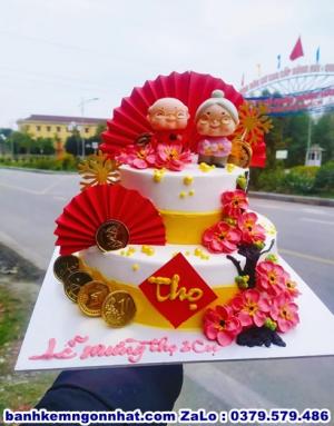 Bánh Kem Mừng Thọ 01